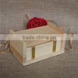 Small Handmade Business Card Wood Storage Box thumbnail-3