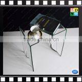 Hot Sale Bent Acrylic Coffee Table Living Room Center Table Clear End Table thumbnail-1