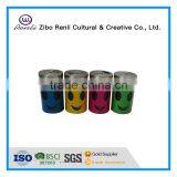 Smile Face Metal Coated Glass Food Storage Jar With Screw Top Lid thumbnail-2