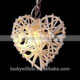 Wicker Christmas White Heart Light, Wicker Heart Light thumbnail-1