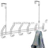 Chrome Door Organizer Over the Door Hook For Clothes,Towels thumbnail-2
