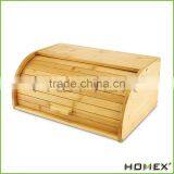 Bamboo Bread Box - Roll Top Closure Homex BSCI/Factory thumbnail-1