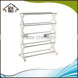 NBRSC Cheap Portable 5 Tier Foldable Stainless Steel Plastic Shoe Rack Shoes Storage Rack thumbnail-4