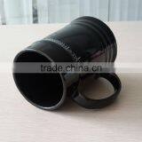 24oz Black Color Ceramic Beer Mug thumbnail-4