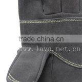 Cow Split Leather Roping Gloves/Outdoor Gloves for Fast Roping thumbnail-3