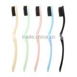 Hotel Toothbrush 5pcs/package Home Toothbrush Kit Charcoal Toothbrush thumbnail-2