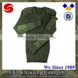 Quality Army Woolen Acrylic Blend Woven Uniform Sweater With TC Patches thumbnail-3