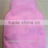 Pink Words Cotton Rubber Hot Water Bottle thumbnail-1