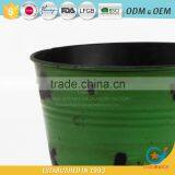 Garden Iron and Zinc Powder Coated Beautiful Flower Bucket Galvanized Buckets for Flowers thumbnail-3