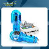 500mA Mini Blue USB Car Charger Adapter Plug for Apple and Samsung Devices thumbnail-1