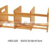 Factory Expandable and Adjustable Bookshelf,Bamboo Desk Organizer With 2 Drawers thumbnail-2