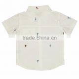 Organic Cotton Plain Style Shirt New Fashion Kids Shirt and 2017 New Style Fancy Baby Clohing t Shirt With Boys Shirt Top Design thumbnail-2