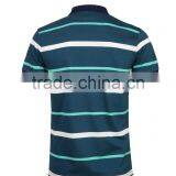 Mens Polo Collar Striped t Shirt thumbnail-6