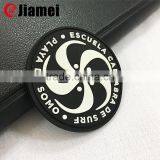 Embossed Logo Rubber Soft Pvc Material Customized Rubber Garment Patch