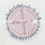 CYA Brand Plastic Round Flight Calculation Wheel Aviation Plotter for Pilot Training One Pcs per Leather Bag Packing #E6B-Circ thumbnail-1