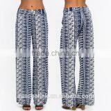 Best Selling Ladies Wide Leg Casual Boho Pants OEM Service thumbnail-6