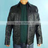 Wholesale Mens PU Jacket Leather Coat Outlet, 130906g thumbnail-1