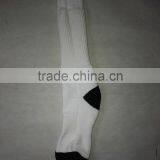 Blank Polyester Socks for Sublimation With Black Toe and Black Heel thumbnail-3