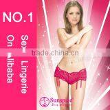 Hot Sale Transparent Lady Sexy Panty Woman Lace Underwear thumbnail-2