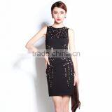 Maxnegio 2017 Wholesale Metail Design Online Bodycon Shopping Embellishments for Dresses thumbnail-1