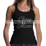 Cheap Custom Polyester Tank Tops Cheer Mom