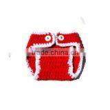 Infant Baby Diaper Cover Christmas Clothes Set Hat With Bloomer and Shoes Baby Christmas Outfit thumbnail-3