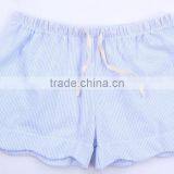 Wholesale Seersucker Scalloped Shorts thumbnail-1