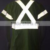 High Visibility Lime Short Sleeve CSA Z96 Reflective T-shirt thumbnail-4