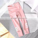 Hot Sale Words Printing Cotton Wholesale Girl Solid Leggings thumbnail-5