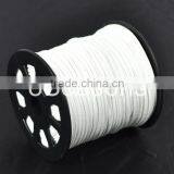 China Wholesale 2.5mm Wide White Velvet Cord for Necklace thumbnail-1