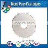 Made in Taiwan Fender Washer Zinc Plated Silicon Bronze Stainless Steel Thick thumbnail-2