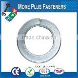 Made in Taiwan DIN 127 Galvanized Carbon Steel Stainless Steel Split Lock Washer thumbnail-5