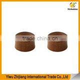 Concave Red Saba Wood Ear Plugs thumbnail-2