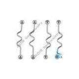 Stainless Steel Spiral Stylish Ear Piercing Industrial Barbell Jewelry For Anniversary thumbnail-1