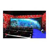 3d movie theater system , 4D 5D 6D 7D XD cinema theatre with windy / snow / rain simulator