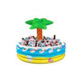 cheap promotional palm tree pvc inflatable party cooler for sale