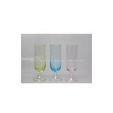 supply colored champagne glasses