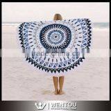Personalized Tassel Beach Round Towel thumbnail-5