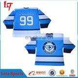 Cheap oversized blue ice hockey jerseys