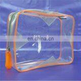Clear Vinyl PVC Zipper Bag for Cosmetic