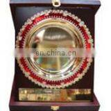 Multiple Shaped Gold Plates Metal Bag Plaques