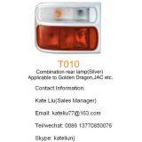 Toyota coaster combination rear lamp(Silver),applicable to Golden Dragon,JAC,etc(T010)