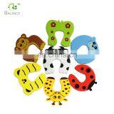 Colorful Cartoon Animal Foam Cushion Bundled Baby Child Kid Cushion Finger Hand Safety, Curve Shaped Door Stop Guard thumbnail-1
