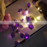1.5 Meter 10 Rose Garland With Led Light For Wedding Event Party String Lights Red Pink Rose thumbnail-6