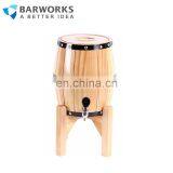 3L Custom Logo Vertical Wine/beer Barrel Oak Beer Keg thumbnail-3