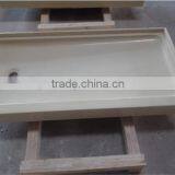 Cultured Marble 60" x 32" Left-hand Drain Shower Base thumbnail-1