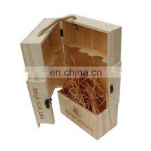 Engraving Packaging Small Wooden Wine Packed Wine Box Wholesale thumbnail-4