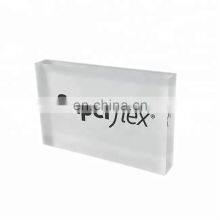 оптовая продажа гравированных цветных смоляных держателей знаков, рамок, блоков для логотипов и фотографий, дисплеев, индивидуальных прозрачных акриловых блоков