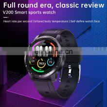 V200 Smart Watch Men/Women 2021 Heart Rate PPG Ip68 Waterproof Sports Smartwatch For IOS Android thumbnail-2