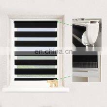 Factory Direct Sale Blackout Indoor Manual Zebra Fabric Curtains Blinds Easy-fixed Zebra Blinds Windows Blinds thumbnail-4